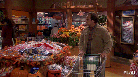 Image result for shopping while angry gif