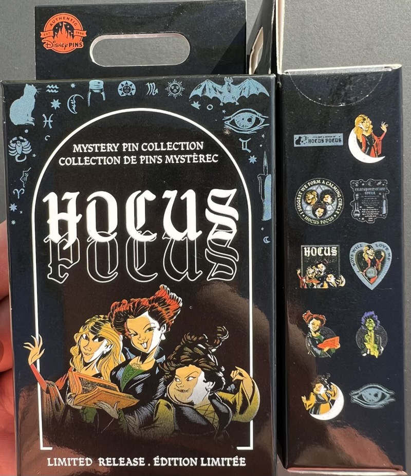 Hocus Pocus 2022 Mystery Pin Collection
