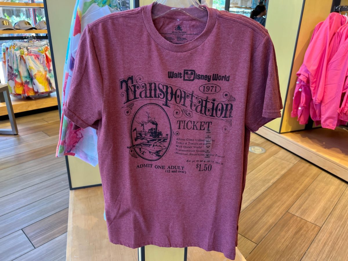 Transportation ticket tee