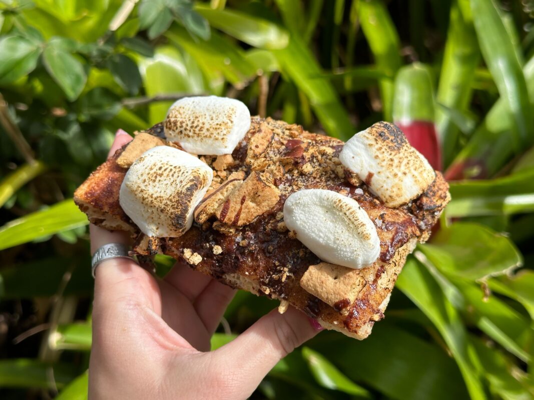 S'mores dessert pizza