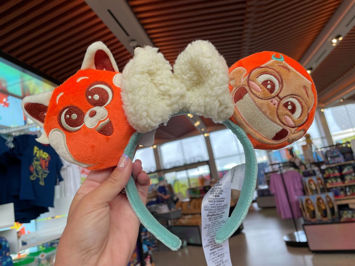 turning red ear headband