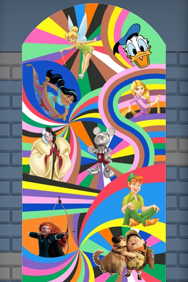 lego disney100 mural 1