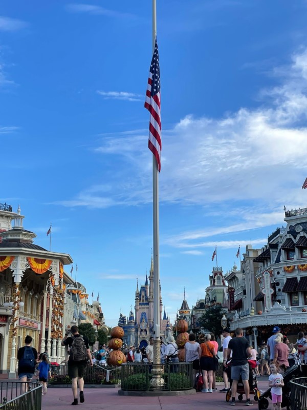 mk flag half mast
