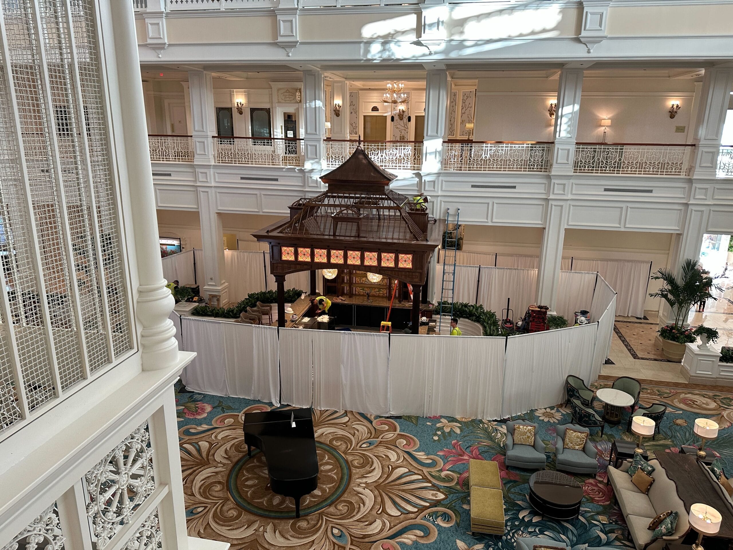 The new bar in the lobby of Disney's Grand Floridian Resort
