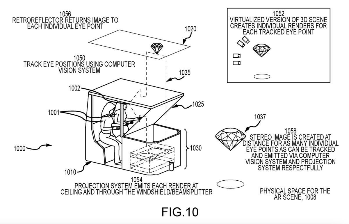 no glasses ar vr patent