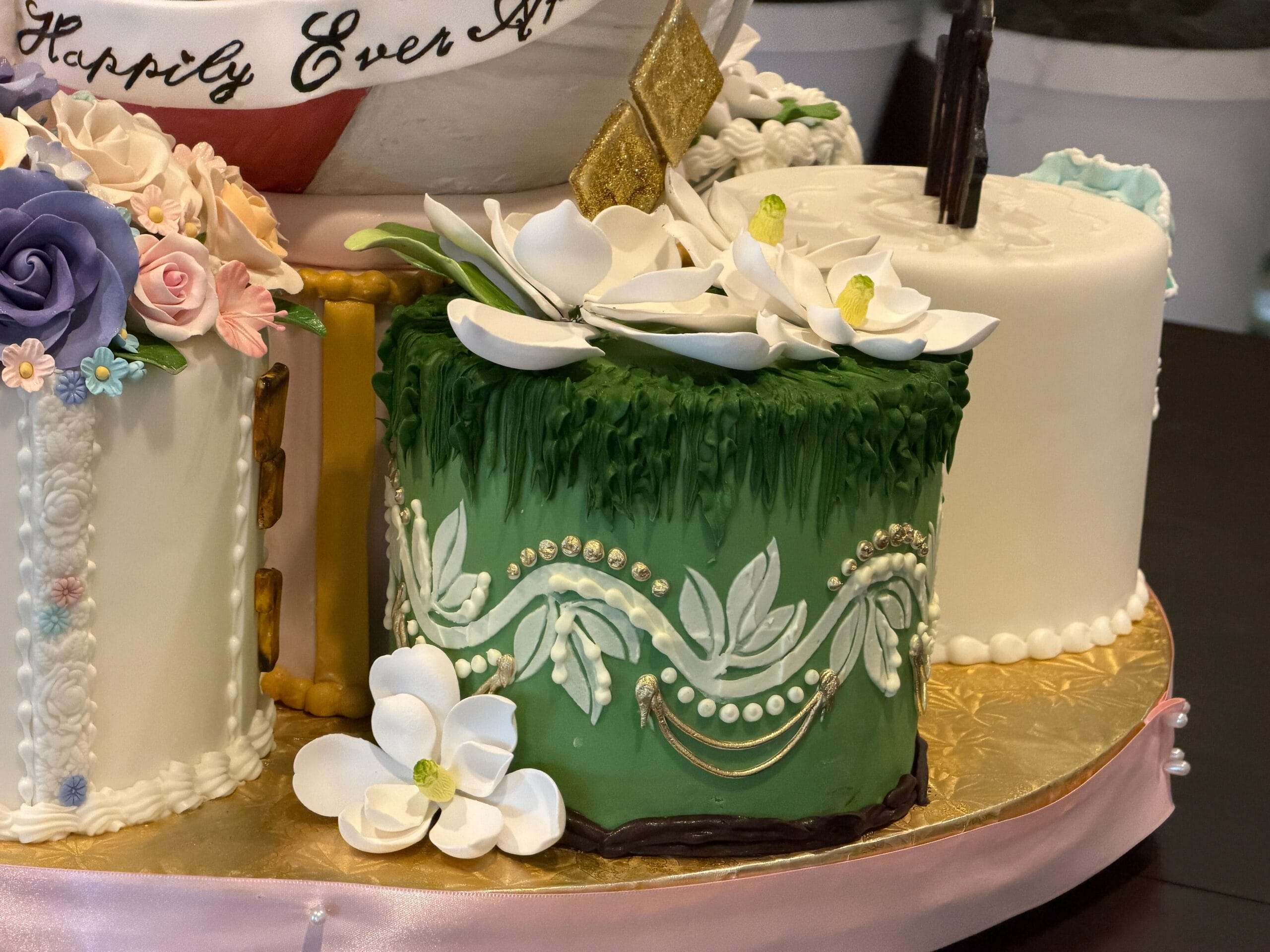 Chocolate Easter egg display themed to Disney Princesses in the lobby of the Grand Floridian Resort at Walt Disney World