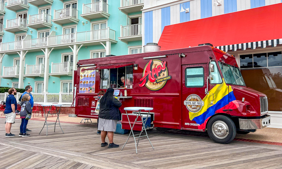 Disney's BoardWalk Inn Apps Food Truck