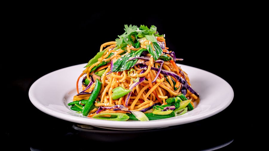 Sesame-Ginger Vegetable Noodles
