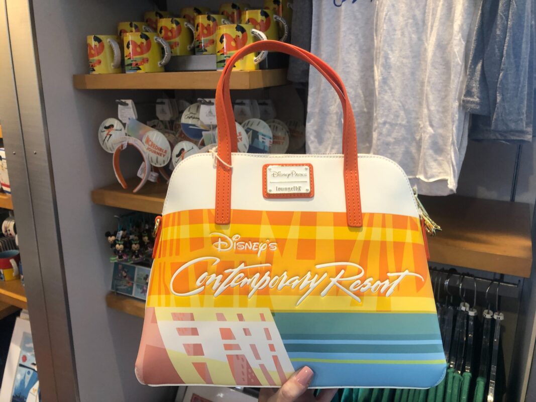 disney's contemporary resort the incredibles loungefly handbag front