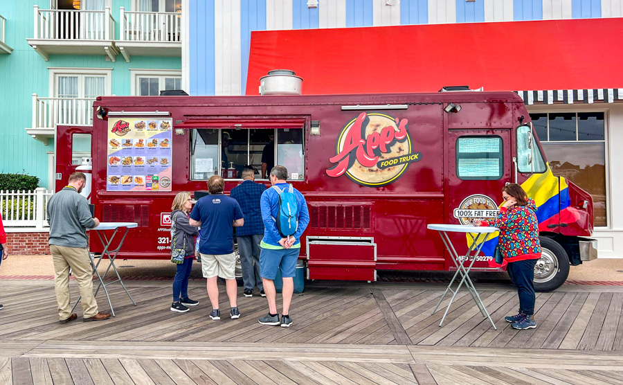 Disney's BoardWalk Inn Apps Food Truck