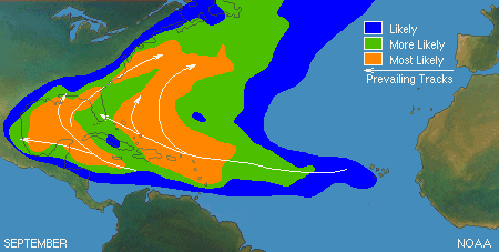 September Hurricane Climatology