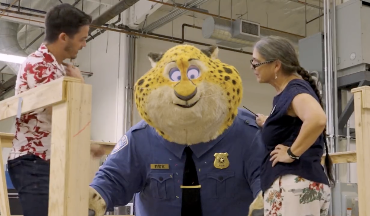 Clawhauser audio-animatronic