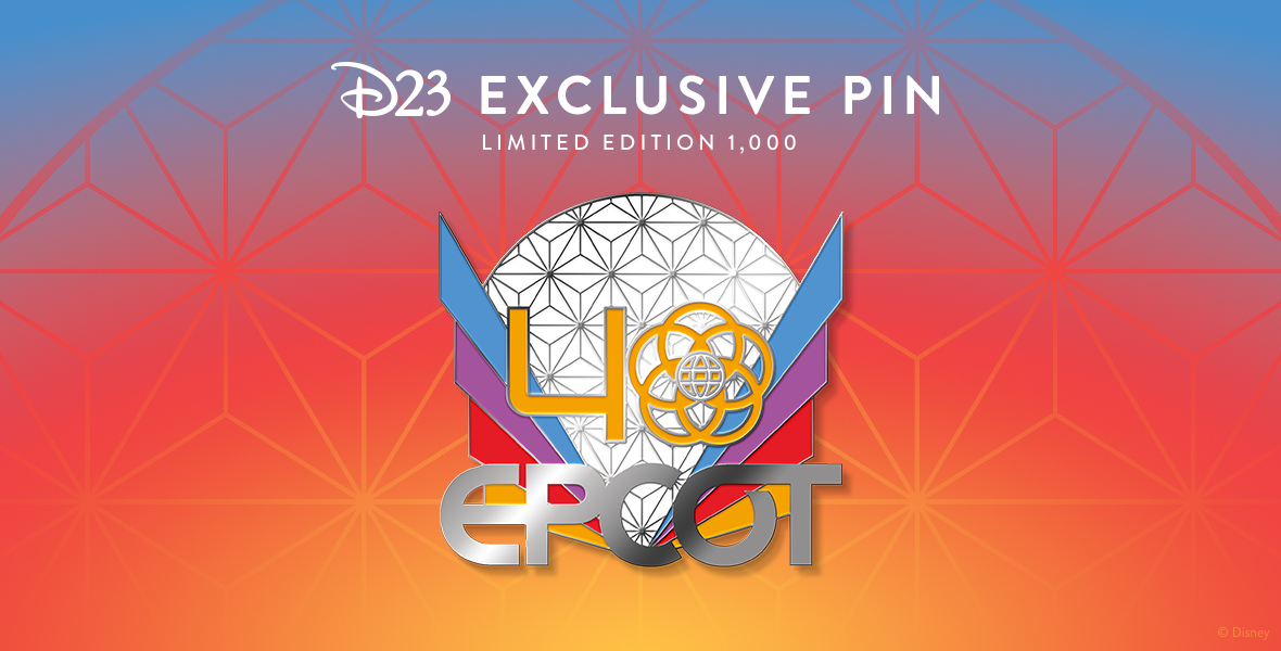 EPCOT’s 40th anniversary pin