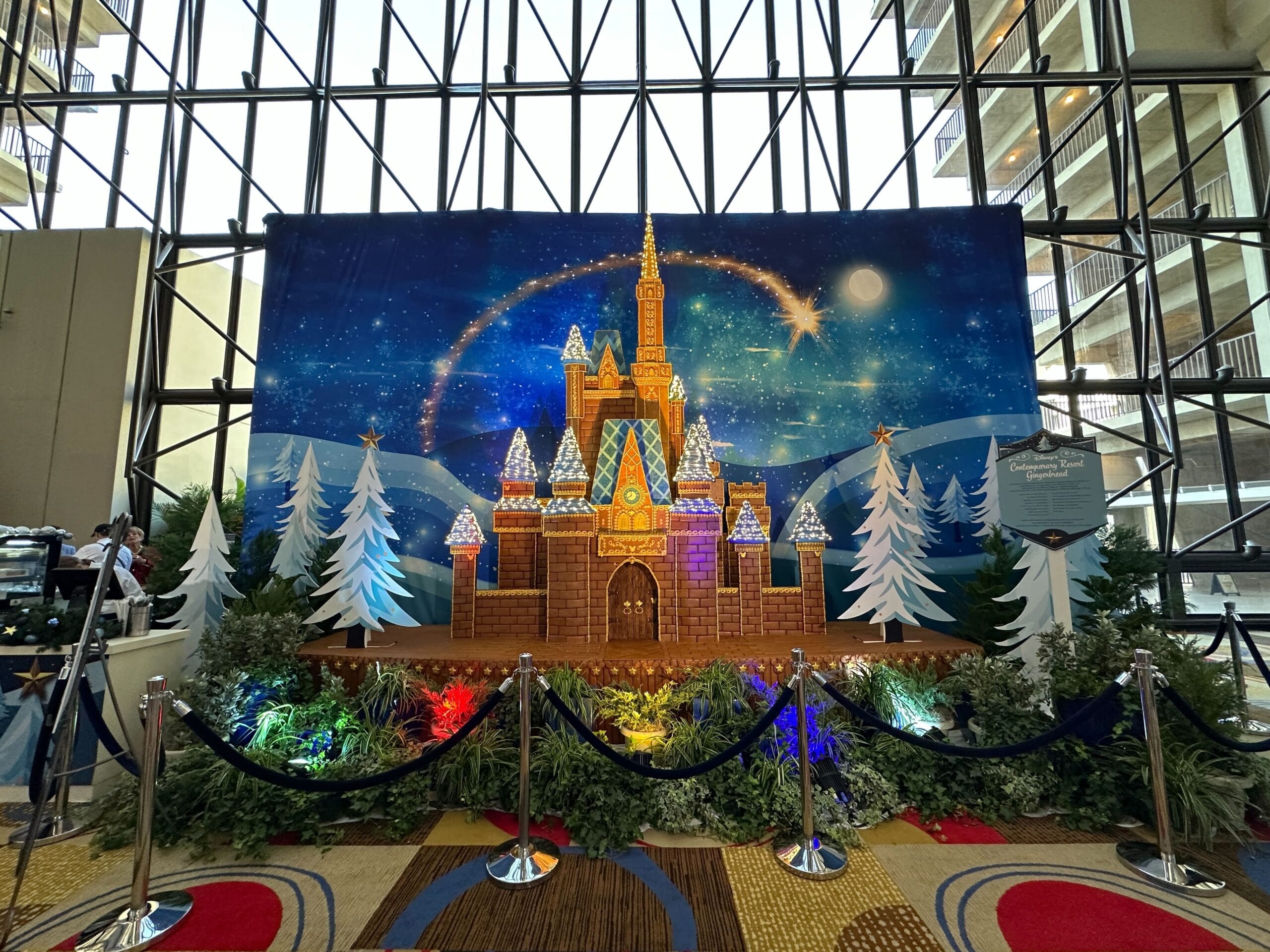 2025 Gingerbread Display at Disney’s Contemporary Resort