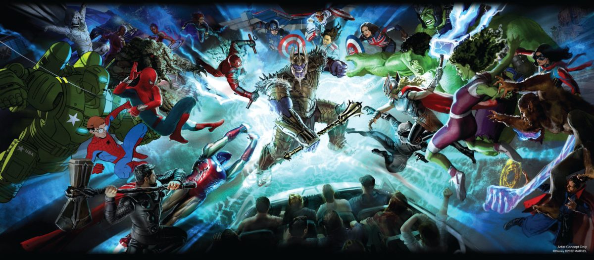 Avengers Multiverse Attraction Concept Art