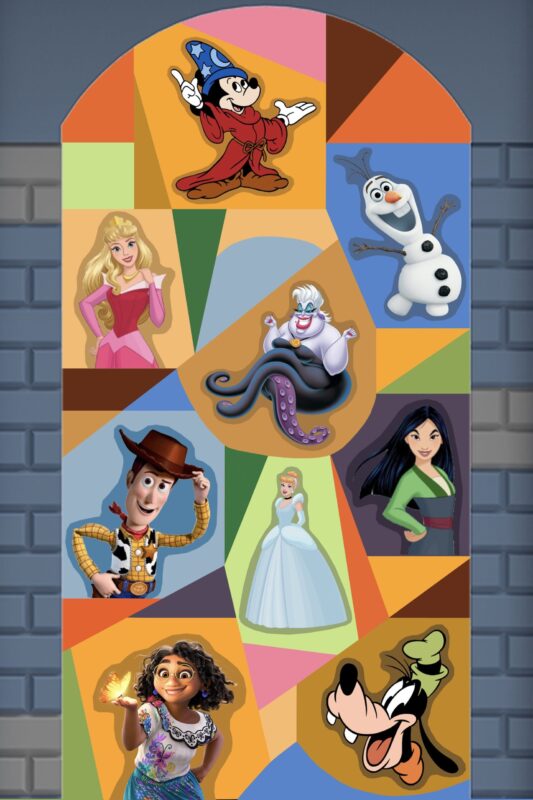 lego disney100 mural 3