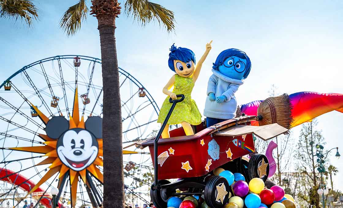 Viewing a Parade at Disney California Adventure Park