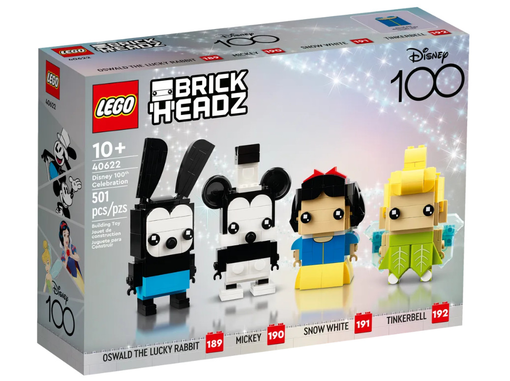 Disney100 Celebration LEGO BrickHeadz 1