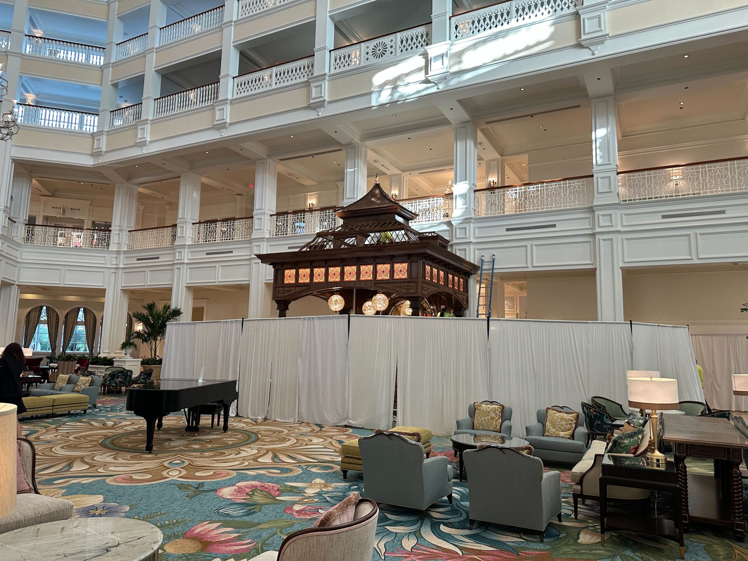 The new bar in the lobby of Disney's Grand Floridian Resort
