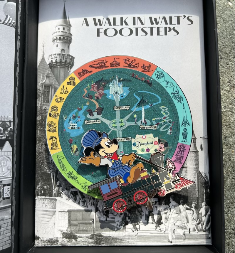 Walk in Walt’s Footsteps Jumbo Disney Pin