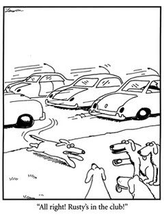 Image result for rusty's in the club far side