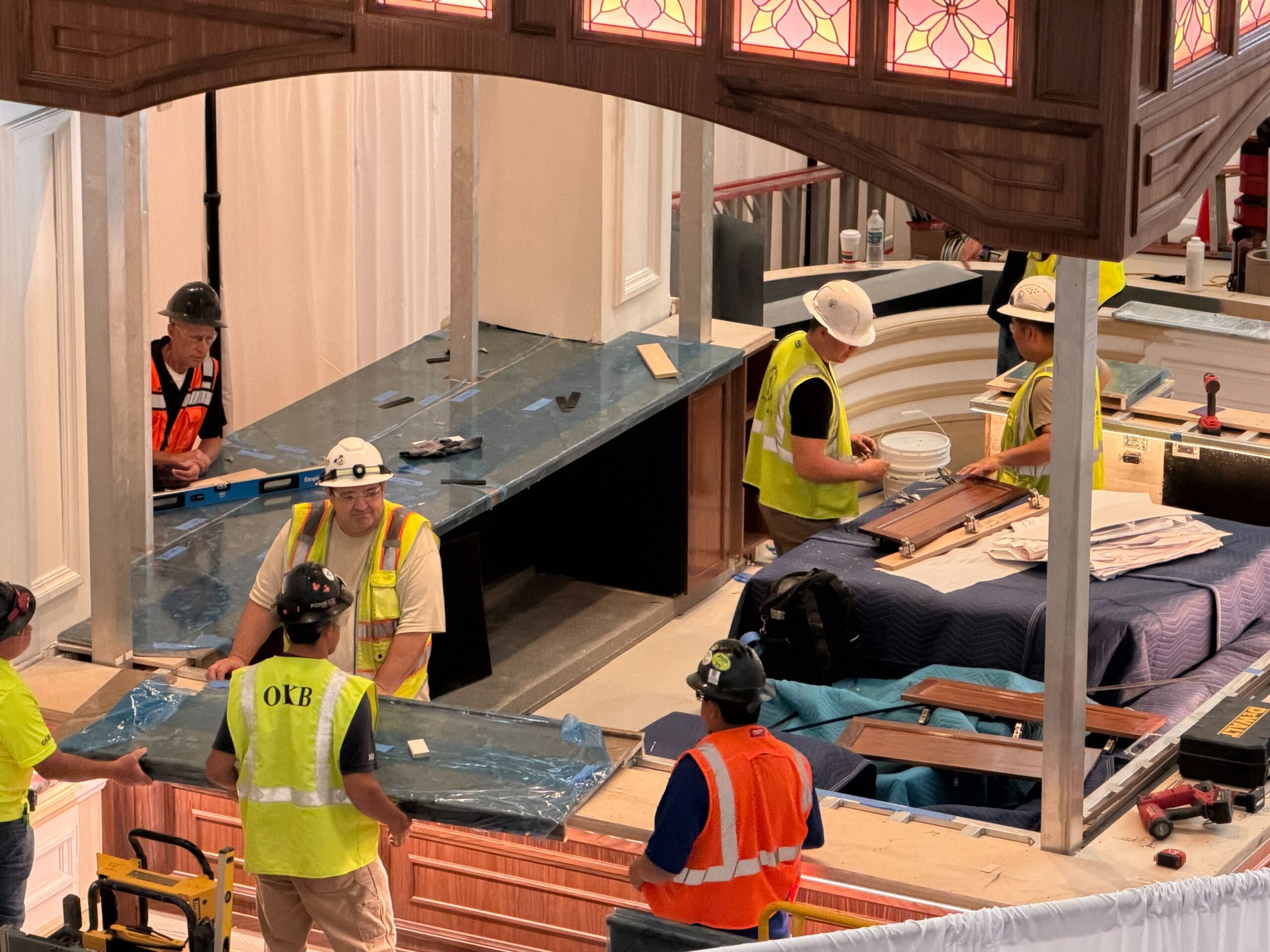 Grand Floridian Lobby Construction  Grand Floridian Lobby Construction