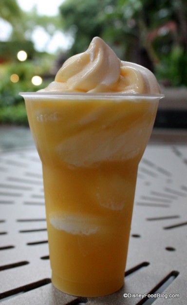 Pineapple and Vanilla Swirl Dole Whip Float at Pineapple Lanai Pineapple and Vanilla Swirl Dole Whip Float at Pineapple Lanai