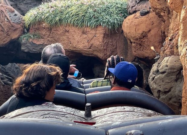 MP3 device being used to presumably test ride audio for upcoming Tiana's Bayou Adventure attraction.  MP3 device being used to presumably test ride audio for upcoming Tiana's Bayou Adventure attraction.