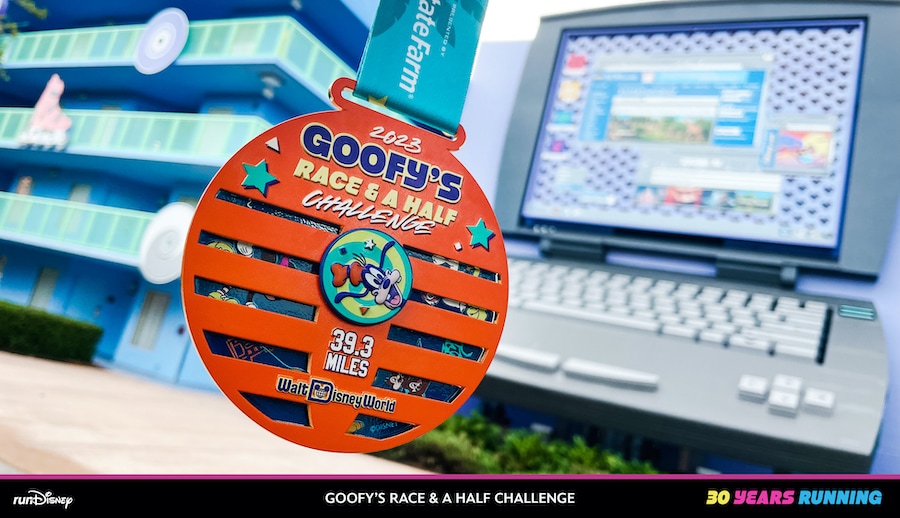 Walt Disney World Goofy Race Medal Walt Disney World Goofy Race Medal