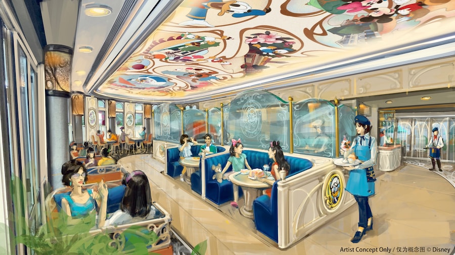 Rendering of Donald’s Dine ‘n Delights Coming to Disneytown at Shanghai Disney Resort Rendering of Donald’s Dine ‘n Delights Coming to Disneytown at Shanghai Disney Resort