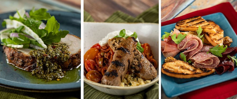 Collage of food at Char & Chop  Collage of food at Char & Chop