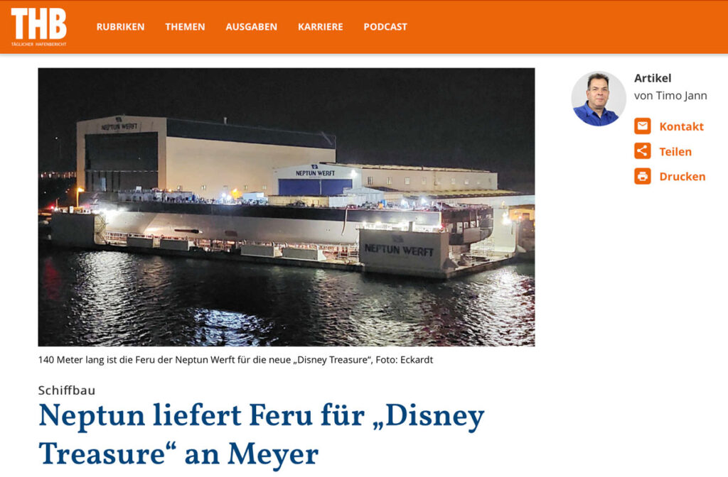 THB Disney Treasure FERU Rostock 20230116