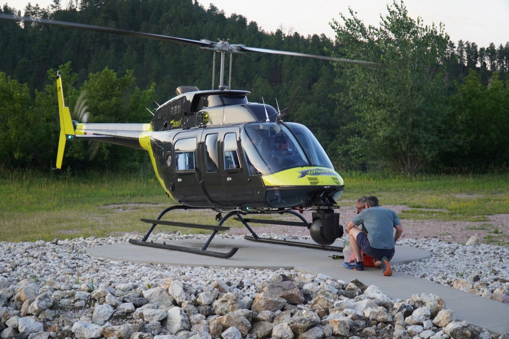Helicopter for Filming Soarin' Across America Helicopter for Filming Soarin' Across America