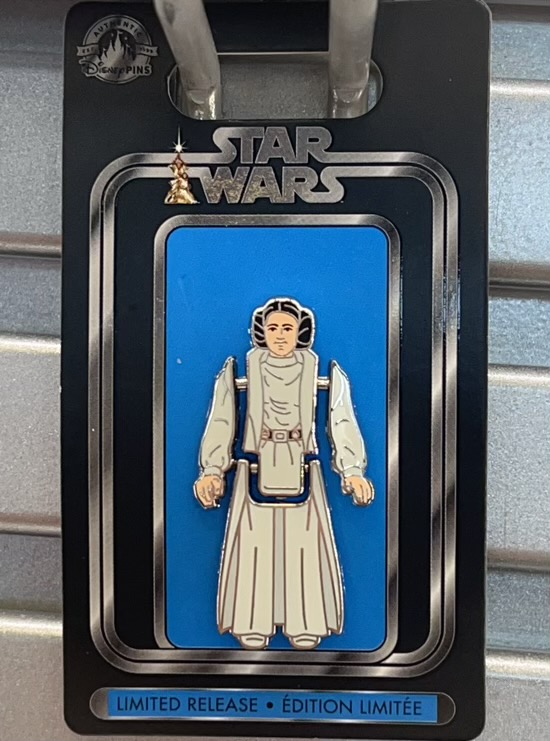 Princess Leia Star Wars Action Figure Disney Pin Princess Leia Star Wars Action Figure Disney Pin