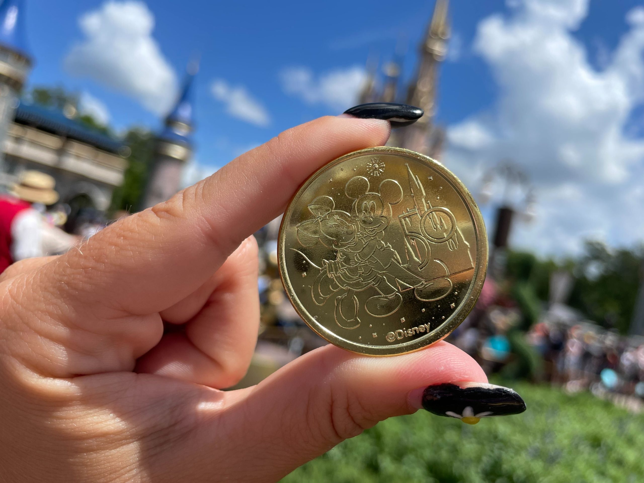 New MK emporium 50th anniversary collectible medallion designs mickey minnie scaled New MK emporium 50th anniversary collectible medallion designs mickey minnie scaled