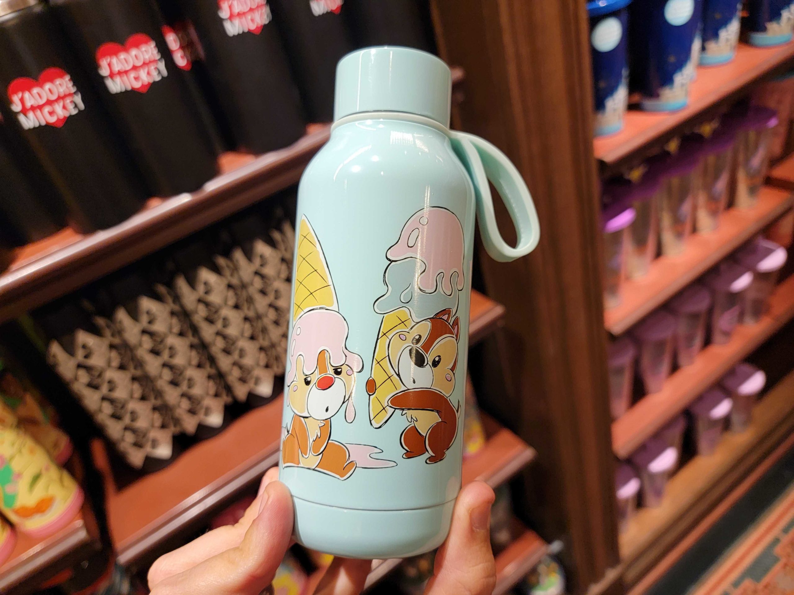 Chip and Dale water bottle front