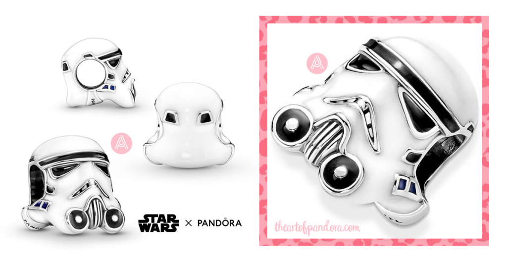 791454C01 Star Wars x Pandora Stormtrooper Helmet Charm mothers day 2022 791454C01 Star Wars x Pandora Stormtrooper Helmet Charm mothers day 2022