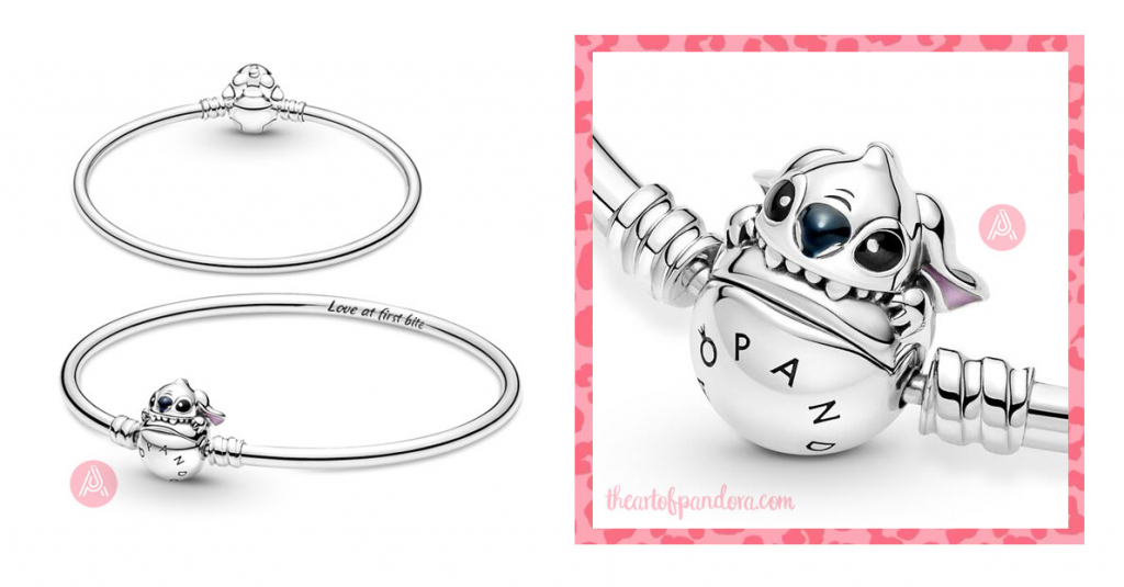 591683C01 Disney x Pandora Stitch Biting Clasp Bangle Summer 2022 591683C01 Disney x Pandora Stitch Biting Clasp Bangle Summer 2022