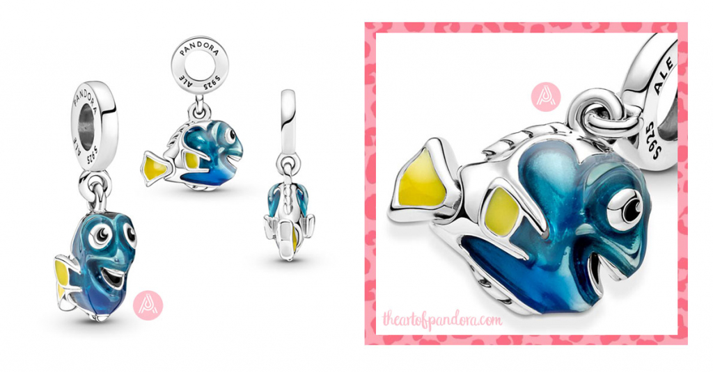 792025C01 Pandora Disney Pixar Dory Dangle Charm summer 2022 792025C01 Pandora Disney Pixar Dory Dangle Charm summer 2022