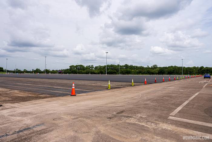 EPCOT parking lot resurfacing and upgrades - August 2022